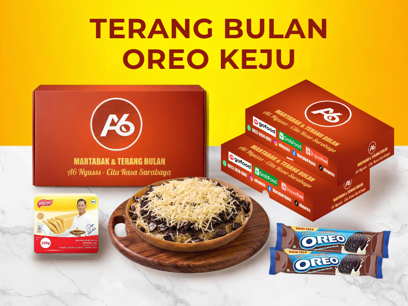 Terang Bulan Oreo + Keju